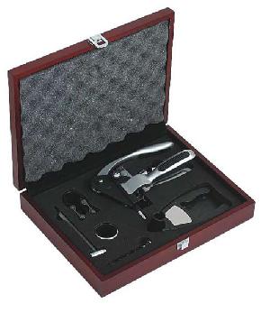 Wine Opener Companion Gift Set In Wood Box