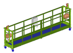 temporary suspended platform