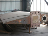 marine rudder system stock trunk blade