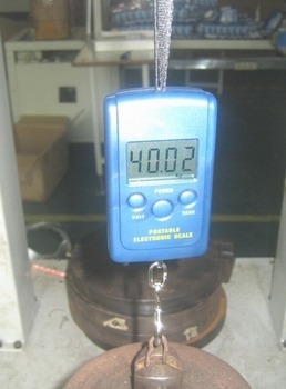 Calibration Method Of The Portble Luggage Scale, Ocs-1 / 5 / 10.