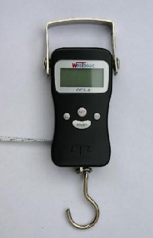 Portable Hook Scale, Alloy Nickel And Steel Handle, Memory Function 2 Cr2032