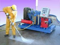 ultra pressure pump surface preparation