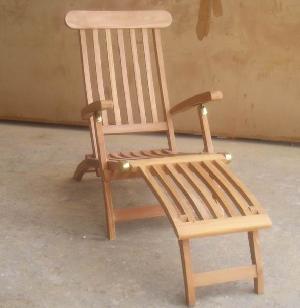 Atc-048 Java Steamer Chair Made From Selected Teak For Outdoor Furniture