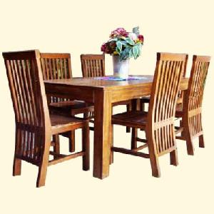 Dining Set Made From Mahogany Wood