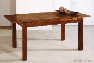 Dining Table With Extention Size , Made From Solid Mahogany