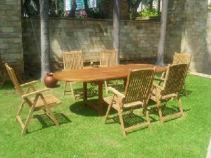 Reclining Teak Outdoor Furniture In Natural Or Teak Oil Finished