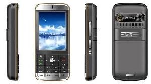 Tv Bar Mobile Phone W / Touch Screen, Bluetooth Support, Gprs / Wap, Msn, Facebook, Mp4, Dual Sim