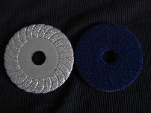 vacuum brazed turbo grinding pads