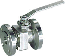 Din 3202 F17 2-pc Flanged Ball Valve