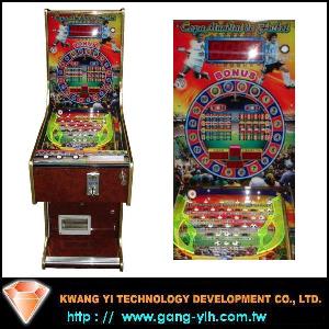 pinball machine futbol mundial plus ky f567 f573 f586