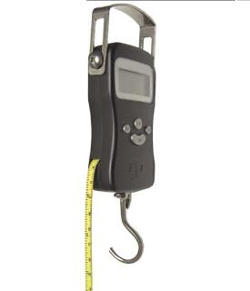 Portable Fishing Scale With One-meter-length Softmeasure.110 Lb / 50 Kg