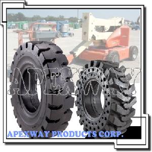 aerial lift solid tire