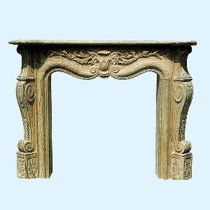 marble fireplace