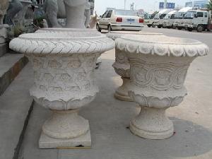 Granite Flower Pot , Stone Basin, Granite Tub