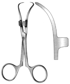Robin Towel Forceps With Clip For Cable