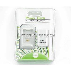 Xbox360 4100mah Power Bank With Battery And Charger