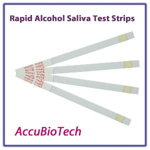 alcohol saliva rapid test strips