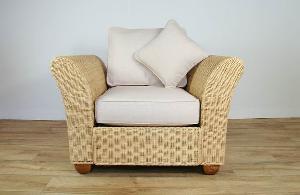 rattan armchair tv room hotel home