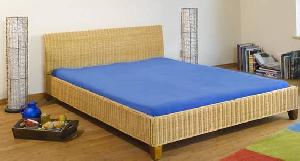 Rattan Bed In Yellow Honey Color From Java Indonesia Woven Furniture