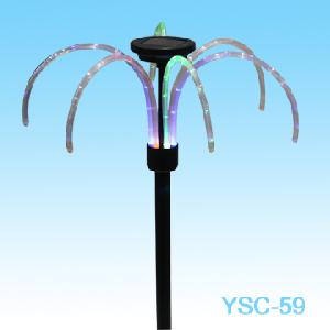 solar fireworks light