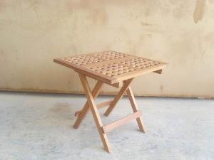 folding picnic table teak