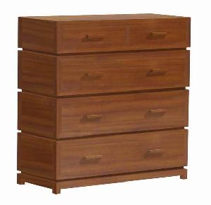 Minimalist Dresser 5 Drawers For Home And Hotel Indoor Furniture Made From Mahogany Solid