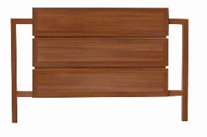 minimalist headboard bed mahogany solid home hotel indoor furniture