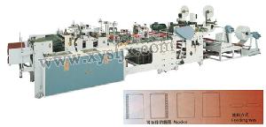 Double-line Data Pocket Sheet Protector Sealing And Cutting Machine Tube Material