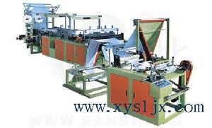 ribbon rolled garbage bag machine