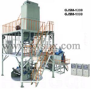 Three-layer Co-extruding Film Blowing Machine Unit For Polyolefin Of Heat Shrink Film Pof