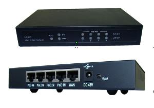 Desktop 5-port 10 / 100mbps Poe Ethernet Router