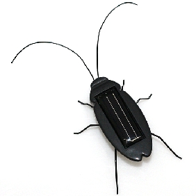 solar energy powered crazy cockroach toy