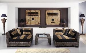 Corner Sofa Set With Center Or Coffee Table Waterhyacinth Java Indonesia