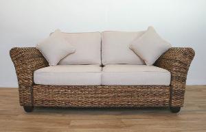 Woven Sofa 2 And 3 Seater Banana Leaf Abaca Java Indonesia