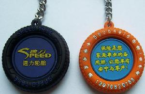 Promotional Pvc Tire Keychains