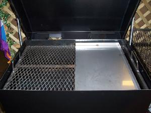 expanded metal tray charcoal