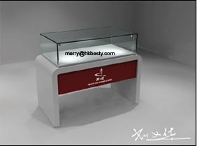 Wholesales Wooded Jewellery Showcases With Lighting Boxes For Logo