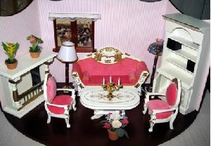 miniature furniture flower doll house