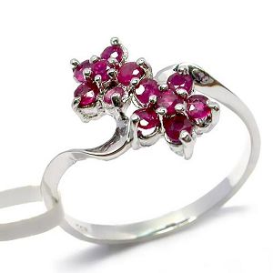 China Sell Sterling Silver Natural Ruby Ring Item #j2.52.514h