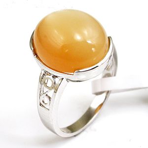 China Sell Sell 925 Silver Natural Moonstone Ring Item #y12031r