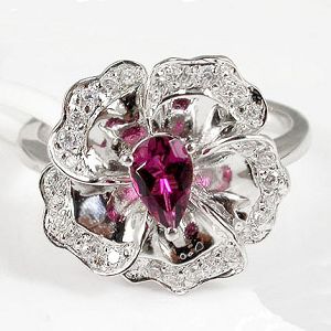 Sell 925 Silver Natural Tourmaline Ring