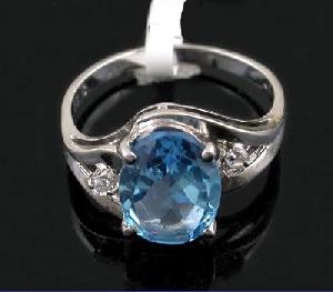 Wholesale For925 Silver Natural Blue Topaz Ring, Ruby / Citrine / Amethyst Earring, Bracelet
