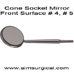 Cone Socket Mouth Mirror, Front Surface