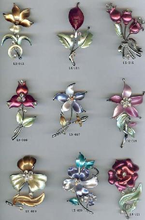 Fashion Flower Brooch-lx-013