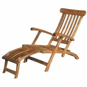 Solo Teak Java Outdoor Furniture Steamer Decking Five Position Chair