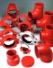 fm ul approved ductile iron grooved pipe fittings