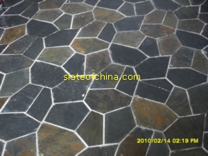 Meshed Slate, Tumbled, Mosaic Slate From Slateofchina