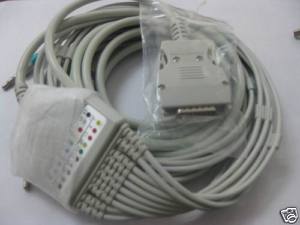 Mortara Ekg Cable With 10 Leads Eli 200 And Eli100