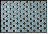 Round 1 / 4 Inch Holes, Perforated Metal Panel For Sale