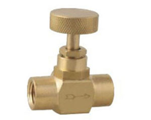 brass instrument pressure gauge needle valve